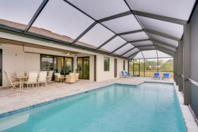 3BR Cape Coral Waterfront Home Pool Lanai